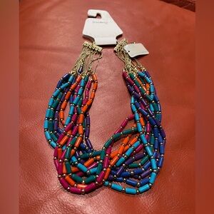 NWT Colorful Beaded Necklace by